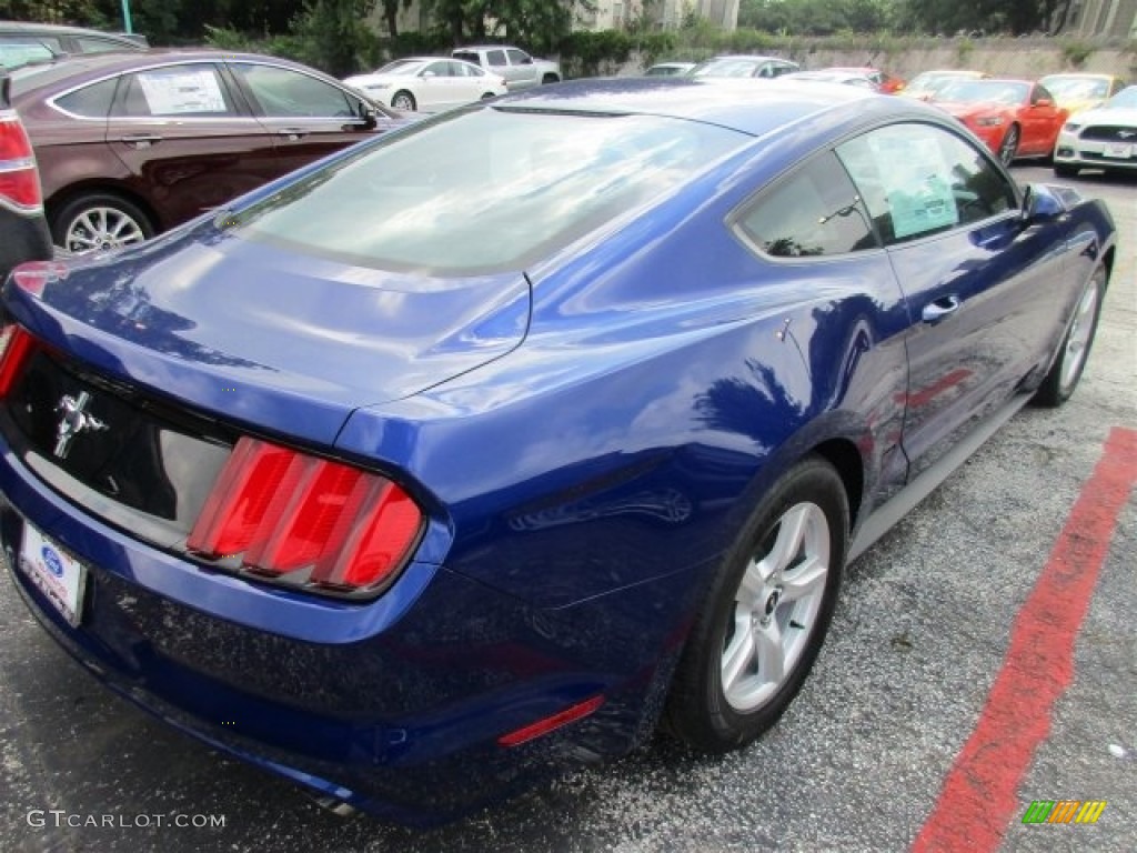 2016 Mustang V6 Coupe - Deep Impact Blue Metallic / Ebony photo #6