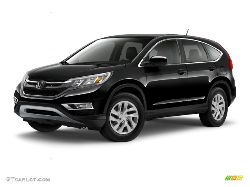 2016 CR-V EX - Crystal Black Pearl / Black photo #20