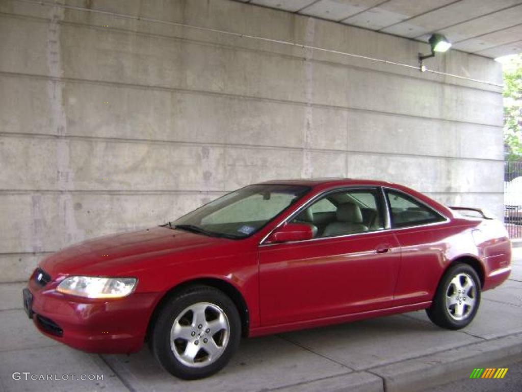 1998 Accord EX V6 Coupe - San Marino Red / Ivory photo #1