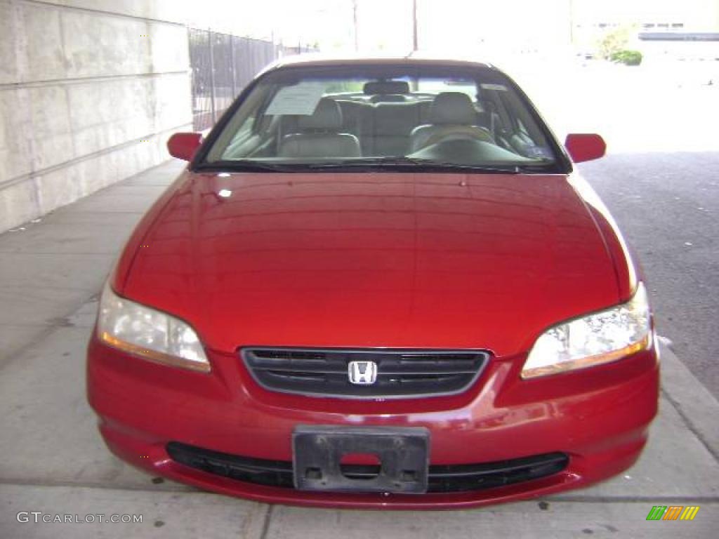 1998 Accord EX V6 Coupe - San Marino Red / Ivory photo #2