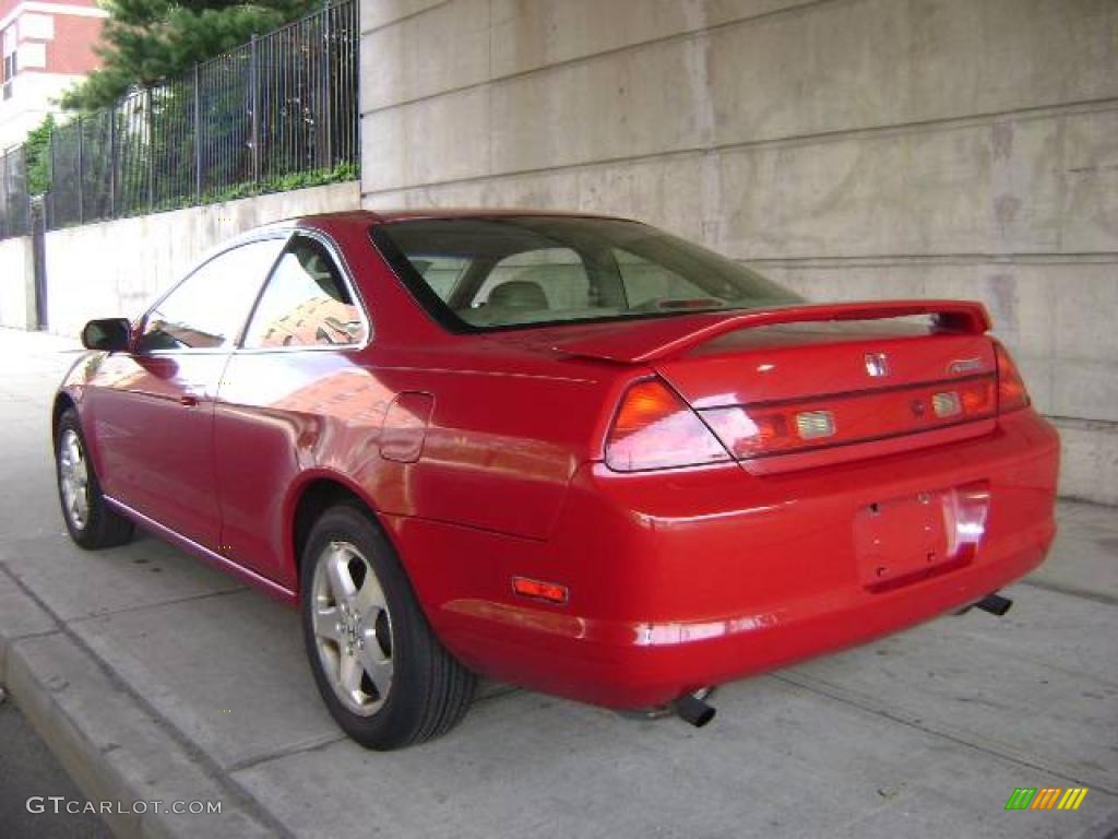 1998 Accord EX V6 Coupe - San Marino Red / Ivory photo #4