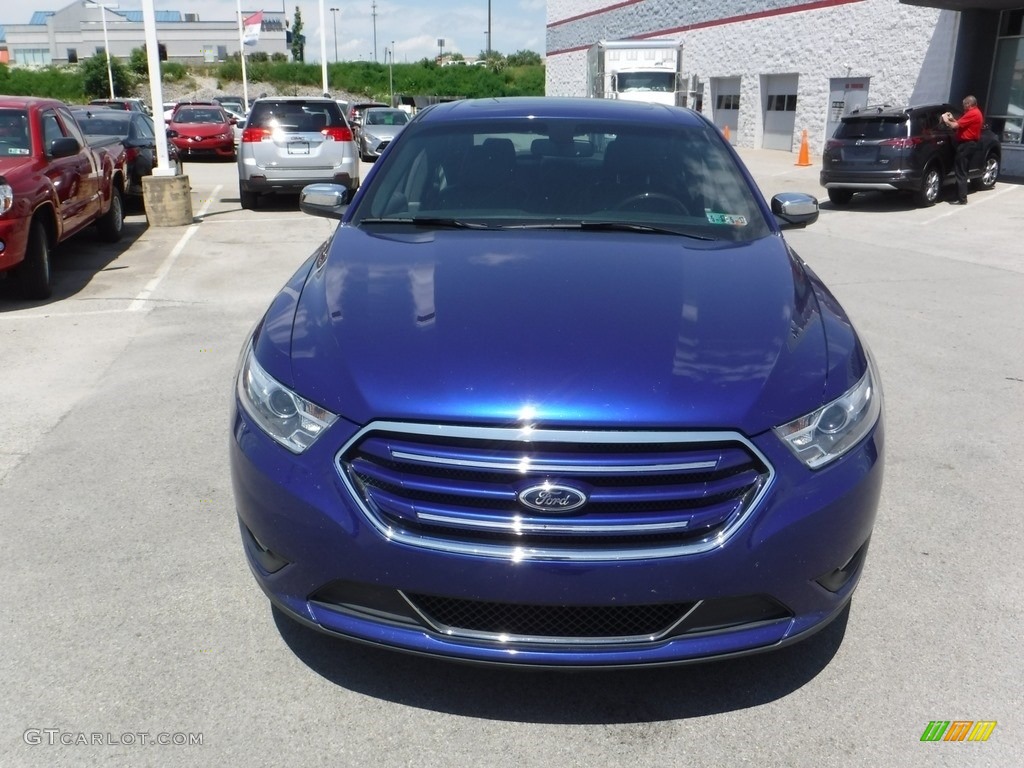 2013 Taurus Limited - Deep Impact Blue Metallic / Charcoal Black photo #3