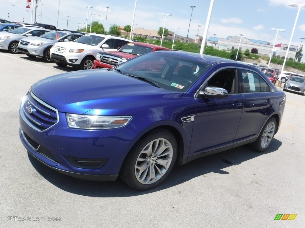 2013 Taurus Limited - Deep Impact Blue Metallic / Charcoal Black photo #4
