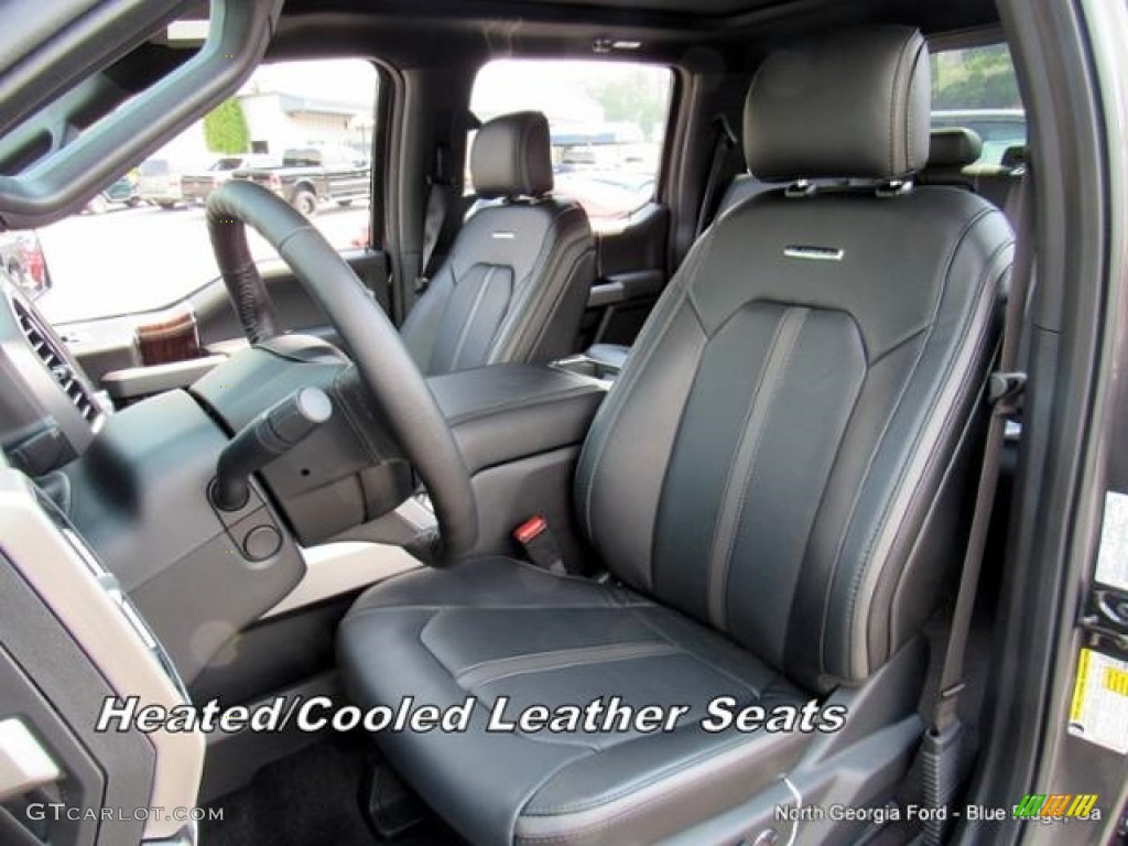 2016 F150 Platinum SuperCrew 4x4 - Magnetic / Platinum Black photo #11