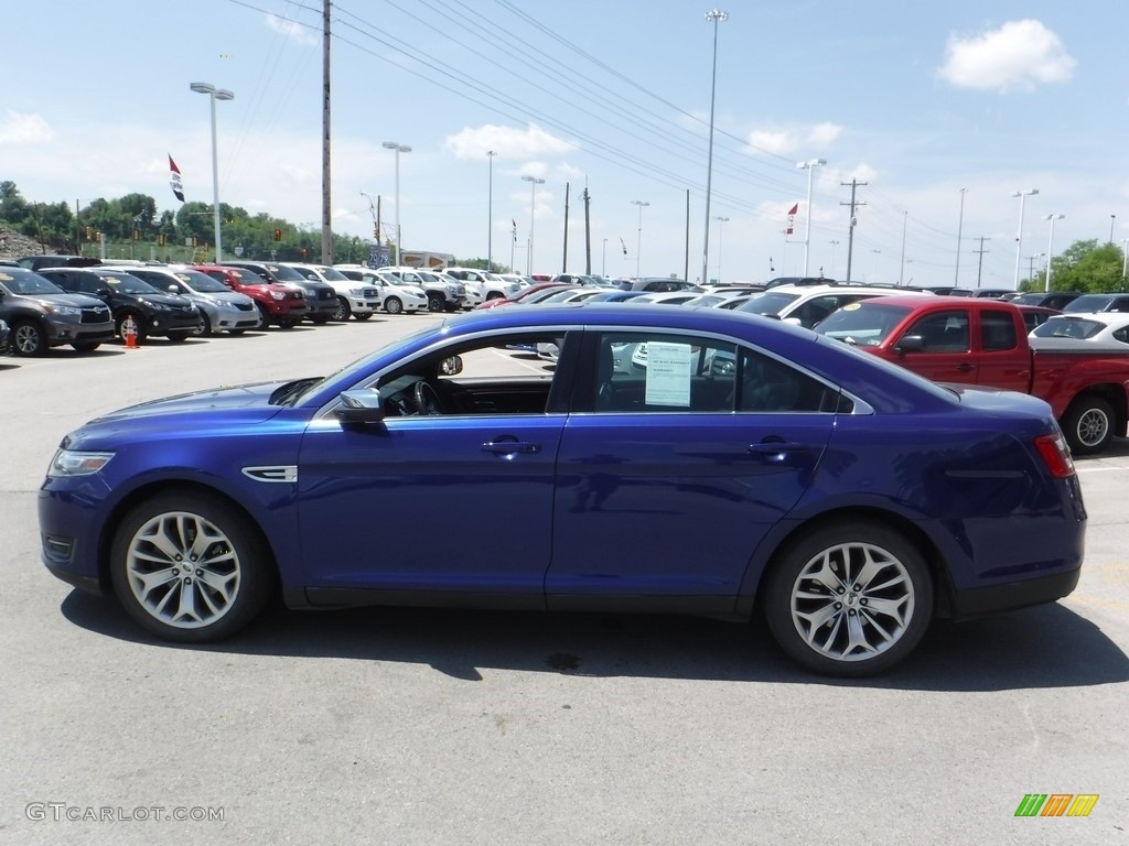 2013 Taurus Limited - Deep Impact Blue Metallic / Charcoal Black photo #5