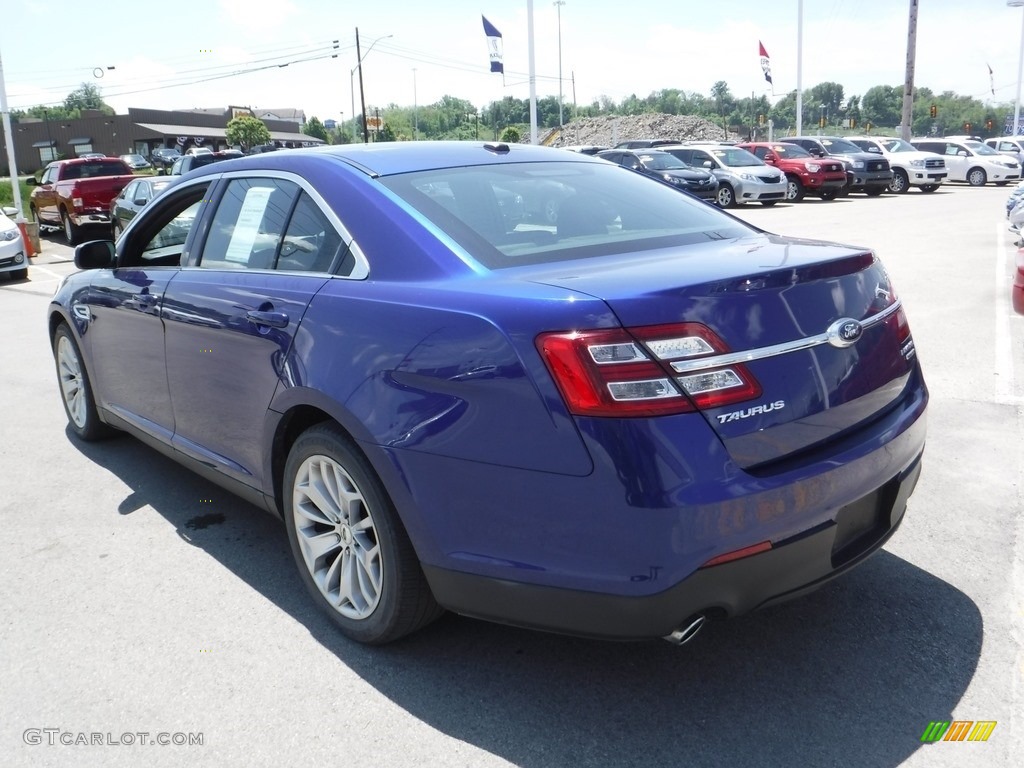 2013 Taurus Limited - Deep Impact Blue Metallic / Charcoal Black photo #6