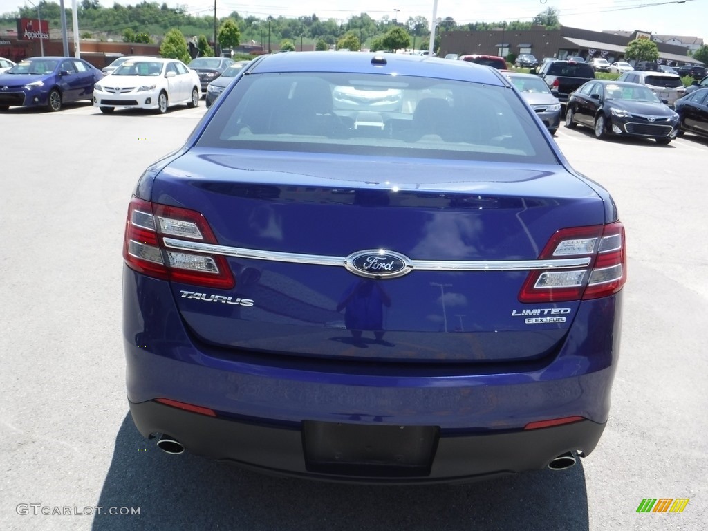 2013 Taurus Limited - Deep Impact Blue Metallic / Charcoal Black photo #7