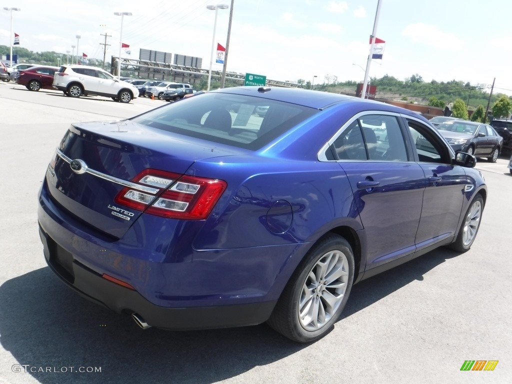 2013 Taurus Limited - Deep Impact Blue Metallic / Charcoal Black photo #8