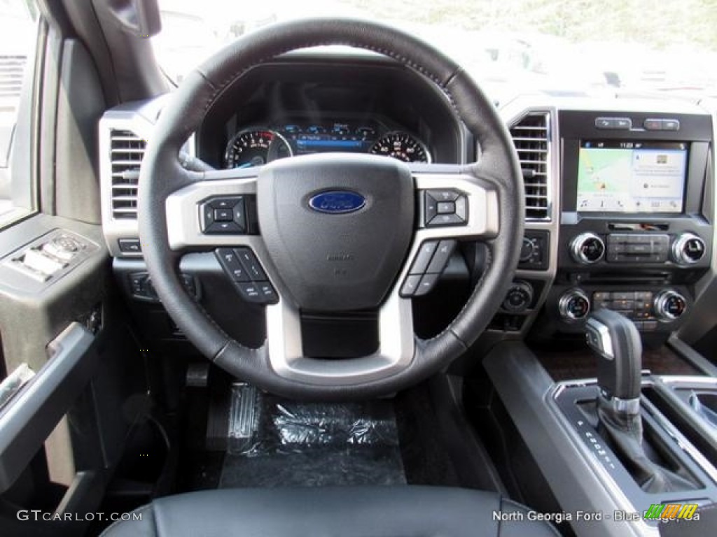 2016 F150 Platinum SuperCrew 4x4 - Magnetic / Platinum Black photo #16