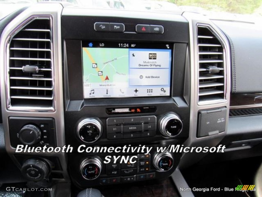 2016 F150 Platinum SuperCrew 4x4 - Magnetic / Platinum Black photo #20