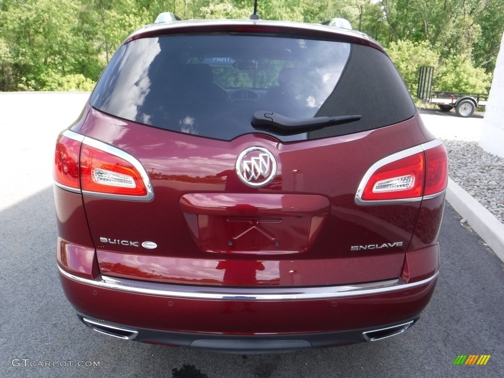 2015 Enclave Convenience - Crimson Red Tintcoat / Light Titanium/Dark Titanium photo #8