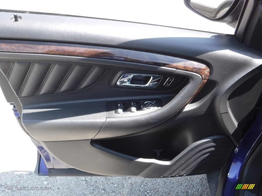 2013 Taurus Limited - Deep Impact Blue Metallic / Charcoal Black photo #14