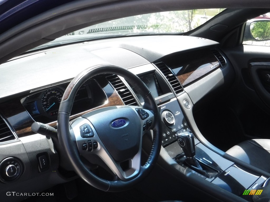 2013 Taurus Limited - Deep Impact Blue Metallic / Charcoal Black photo #15