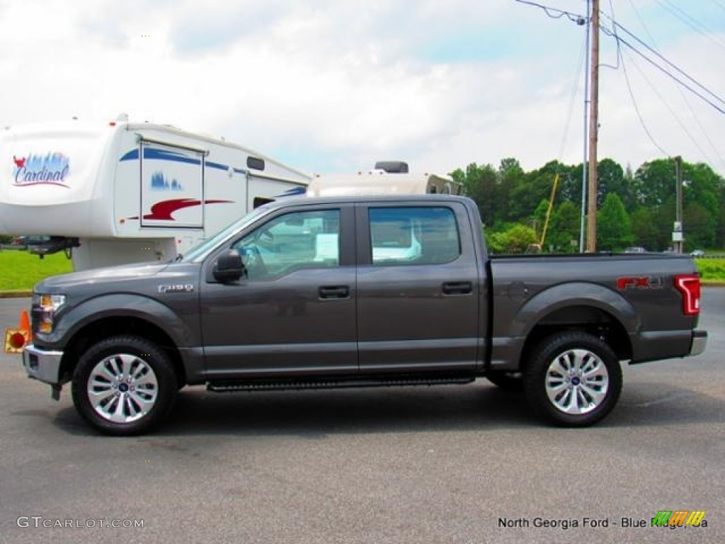 2016 F150 XL SuperCrew 4x4 - Magnetic / Medium Earth Gray photo #2