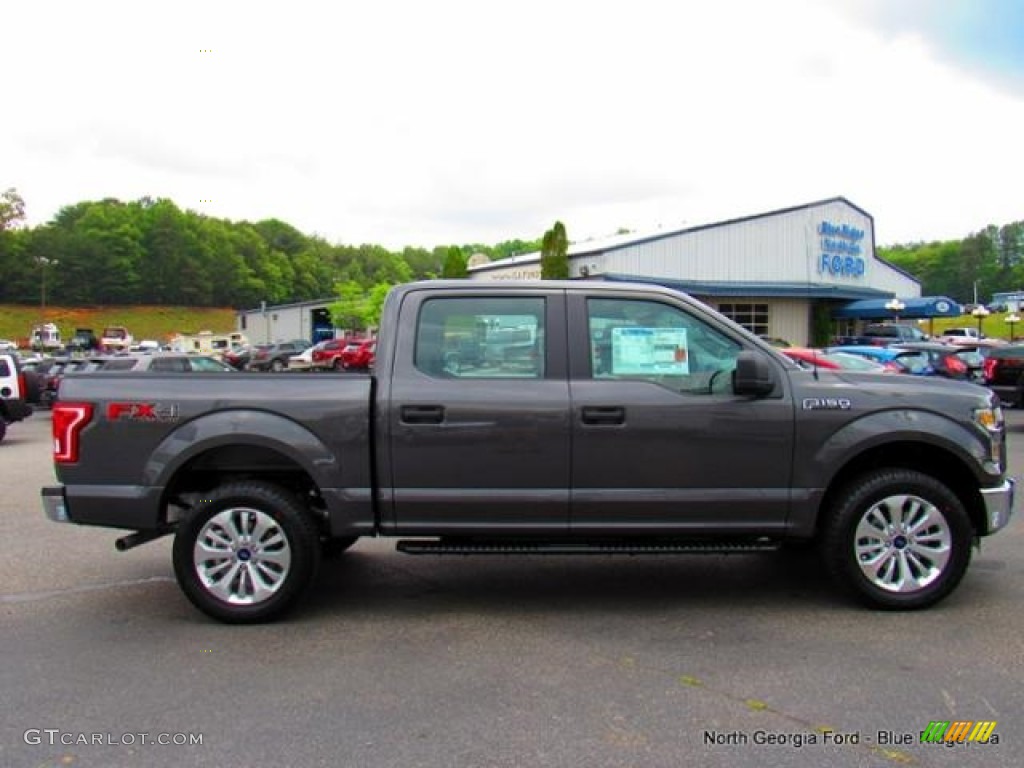 2016 F150 XL SuperCrew 4x4 - Magnetic / Medium Earth Gray photo #6