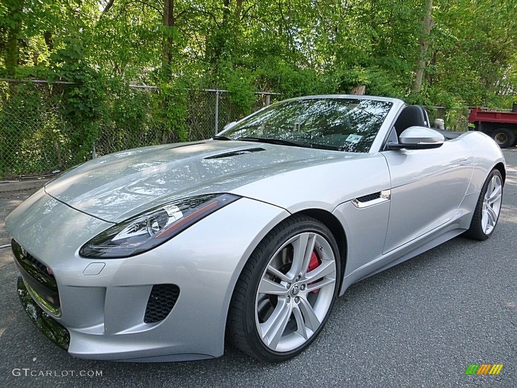 2014 F-TYPE V8 S - Rhodium Silver Metallic / Jet photo #14