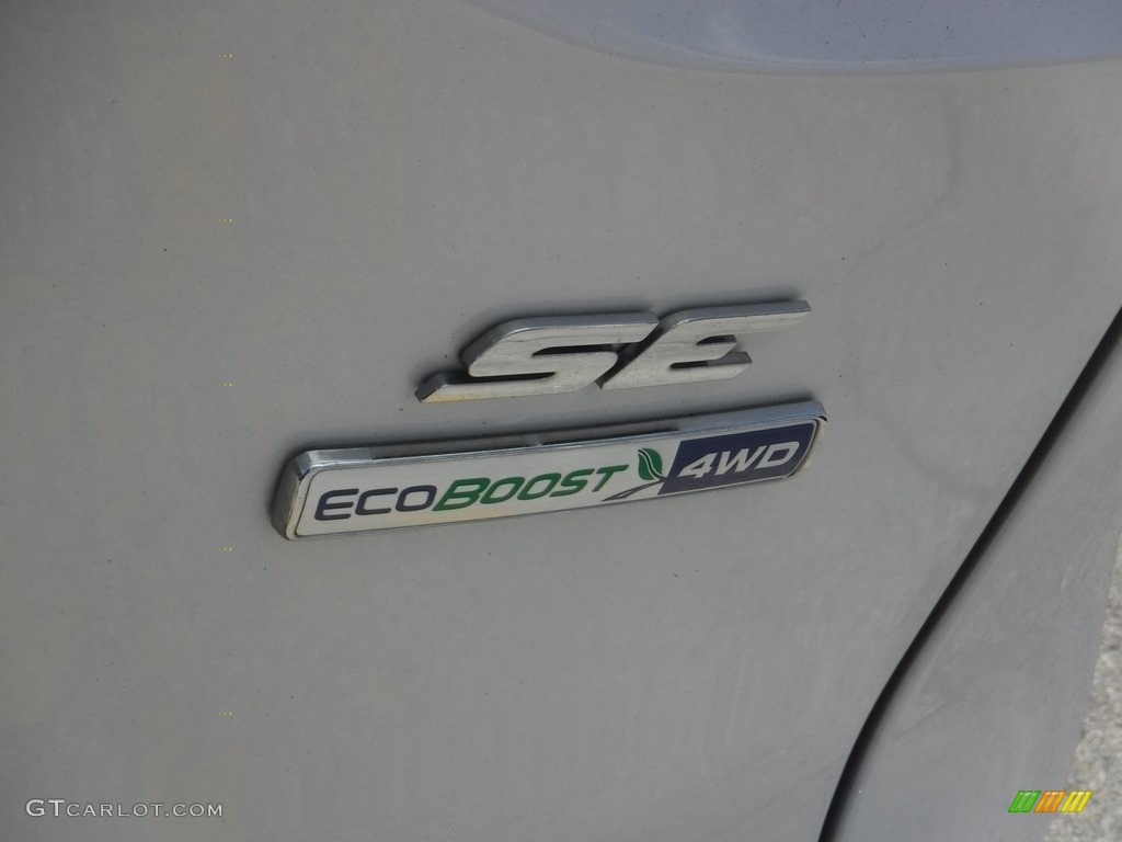 2013 Escape SE 2.0L EcoBoost 4WD - Oxford White / Charcoal Black photo #12