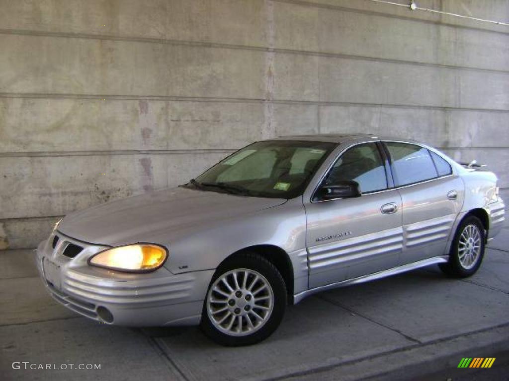 2000 Grand Am SE Sedan - Silvermist Metallic / Dark Pewter photo #2