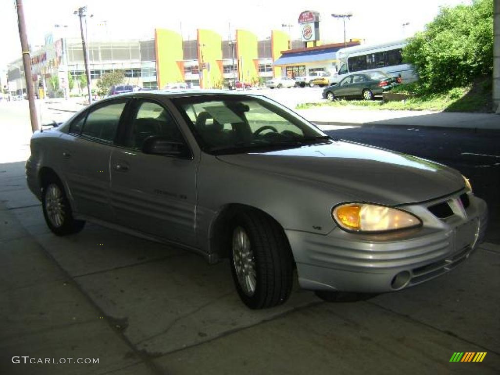 2000 Grand Am SE Sedan - Silvermist Metallic / Dark Pewter photo #4