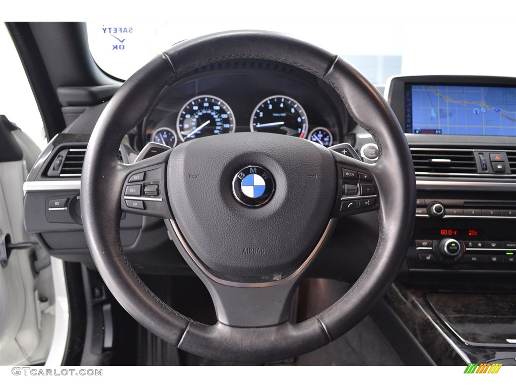 2013 6 Series 640i Convertible - Alpine White / Black photo #29