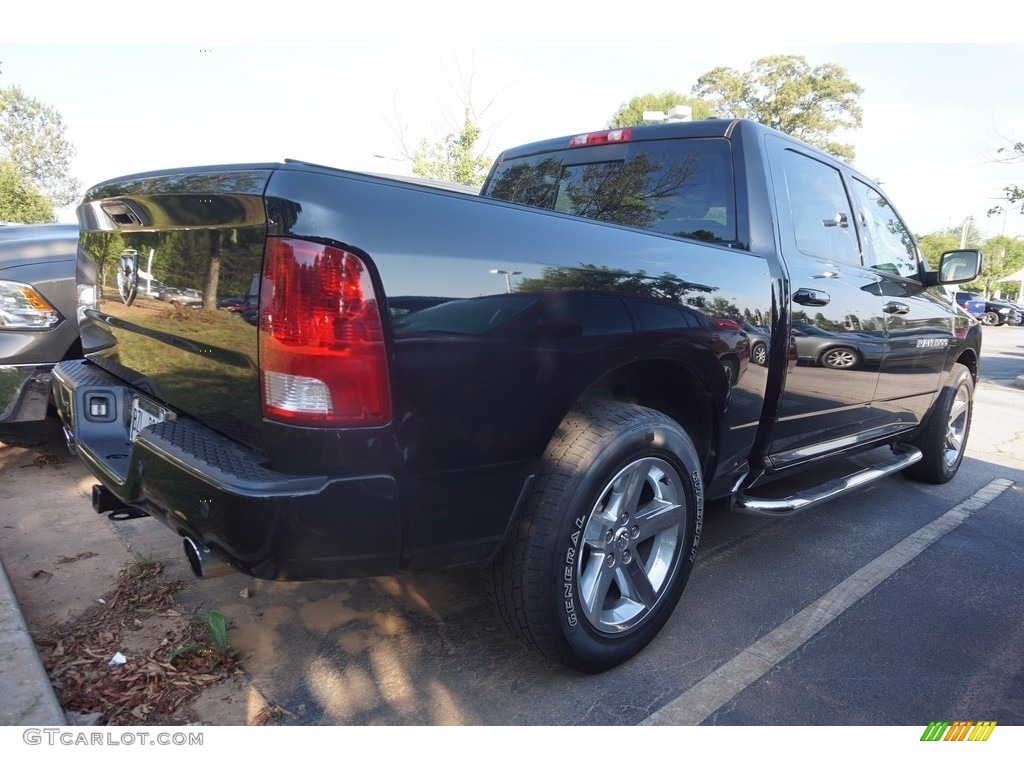 2012 Ram 1500 Sport Crew Cab - Black / Dark Slate Gray photo #3