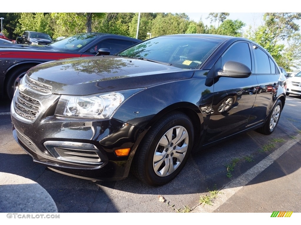 2015 Cruze LS - Black Granite Metallic / Jet Black/Medium Titanium photo #1