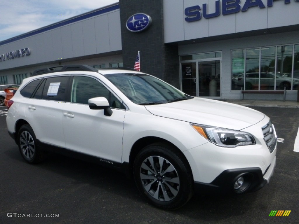 2016 Outback 2.5i Limited - Crystal White Pearl / Slate Black photo #1