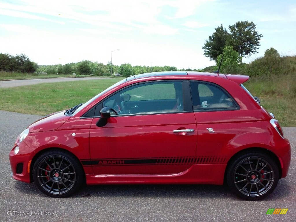 2013 500 Abarth - Rosso (Red) / Abarth Nero/Rosso/Nero (Black/Red/Black) photo #1