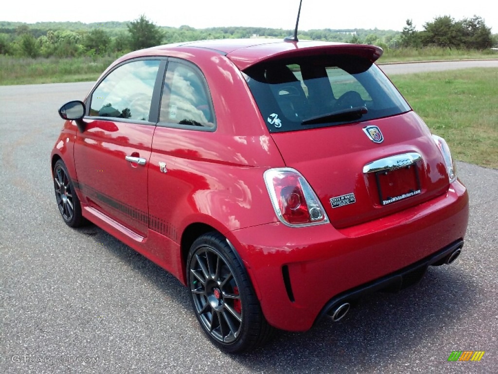 2013 500 Abarth - Rosso (Red) / Abarth Nero/Rosso/Nero (Black/Red/Black) photo #2