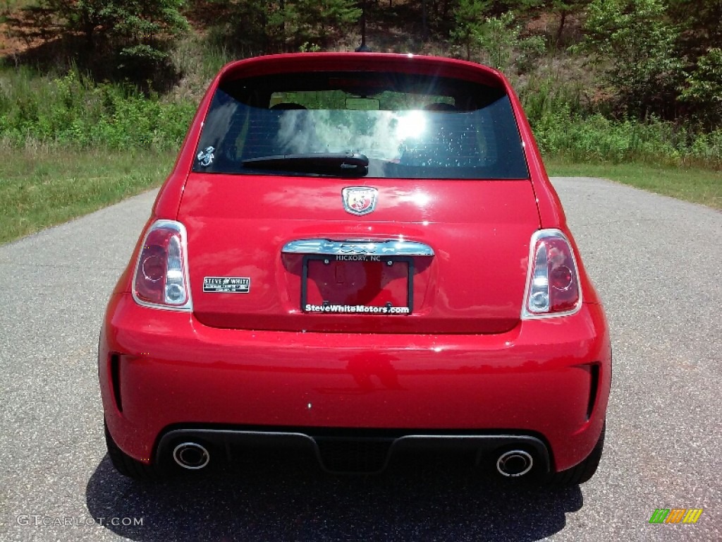 2013 500 Abarth - Rosso (Red) / Abarth Nero/Rosso/Nero (Black/Red/Black) photo #3