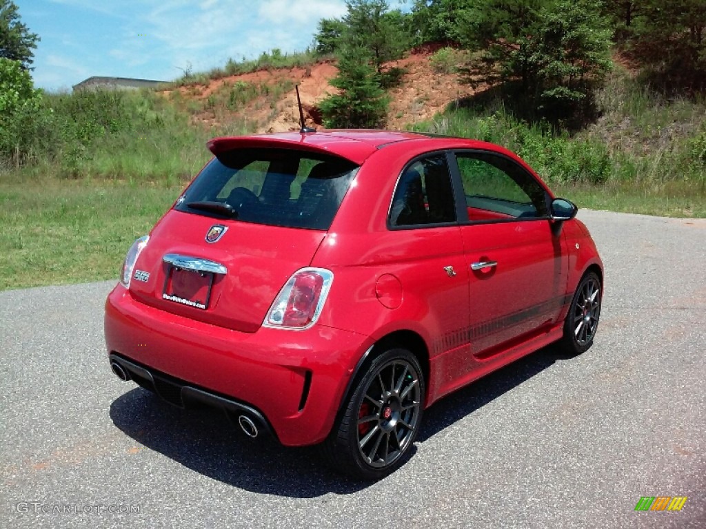 2013 500 Abarth - Rosso (Red) / Abarth Nero/Rosso/Nero (Black/Red/Black) photo #4