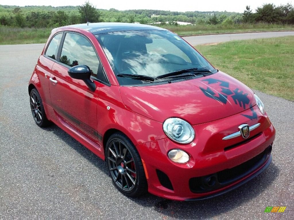 2013 500 Abarth - Rosso (Red) / Abarth Nero/Rosso/Nero (Black/Red/Black) photo #6