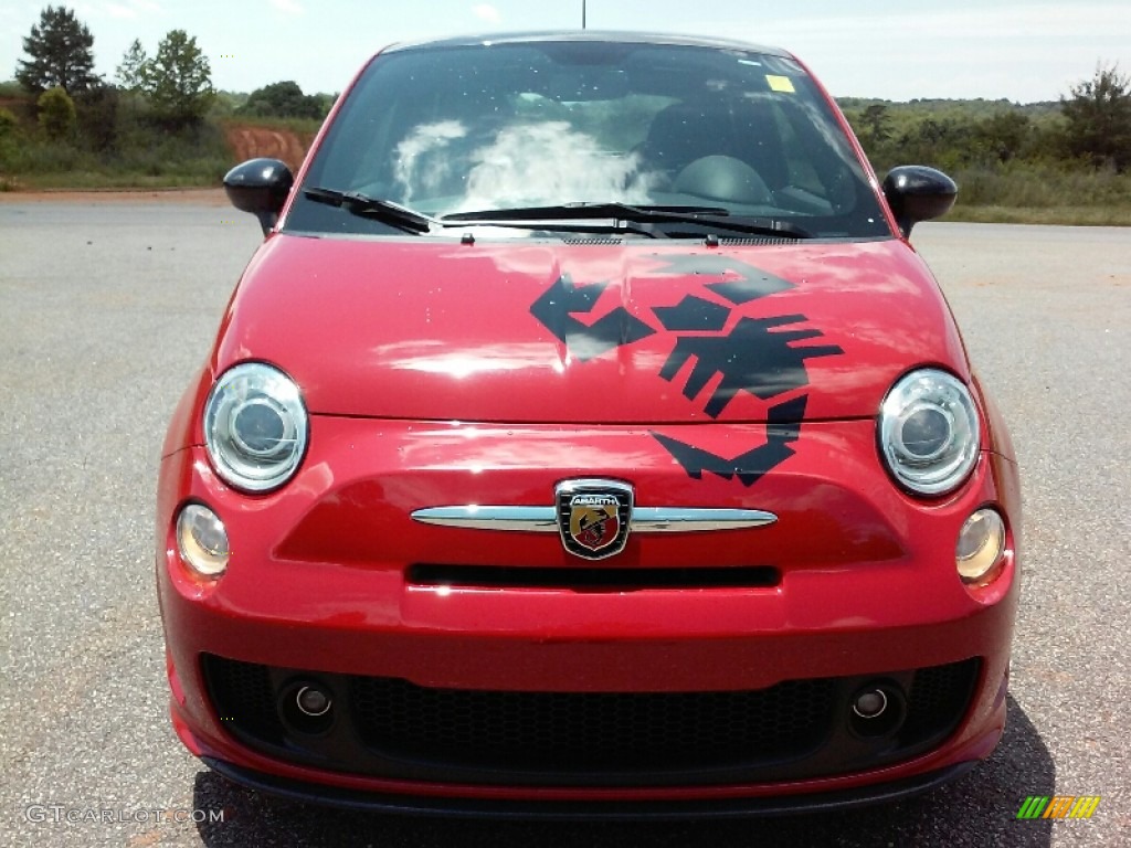 2013 500 Abarth - Rosso (Red) / Abarth Nero/Rosso/Nero (Black/Red/Black) photo #7