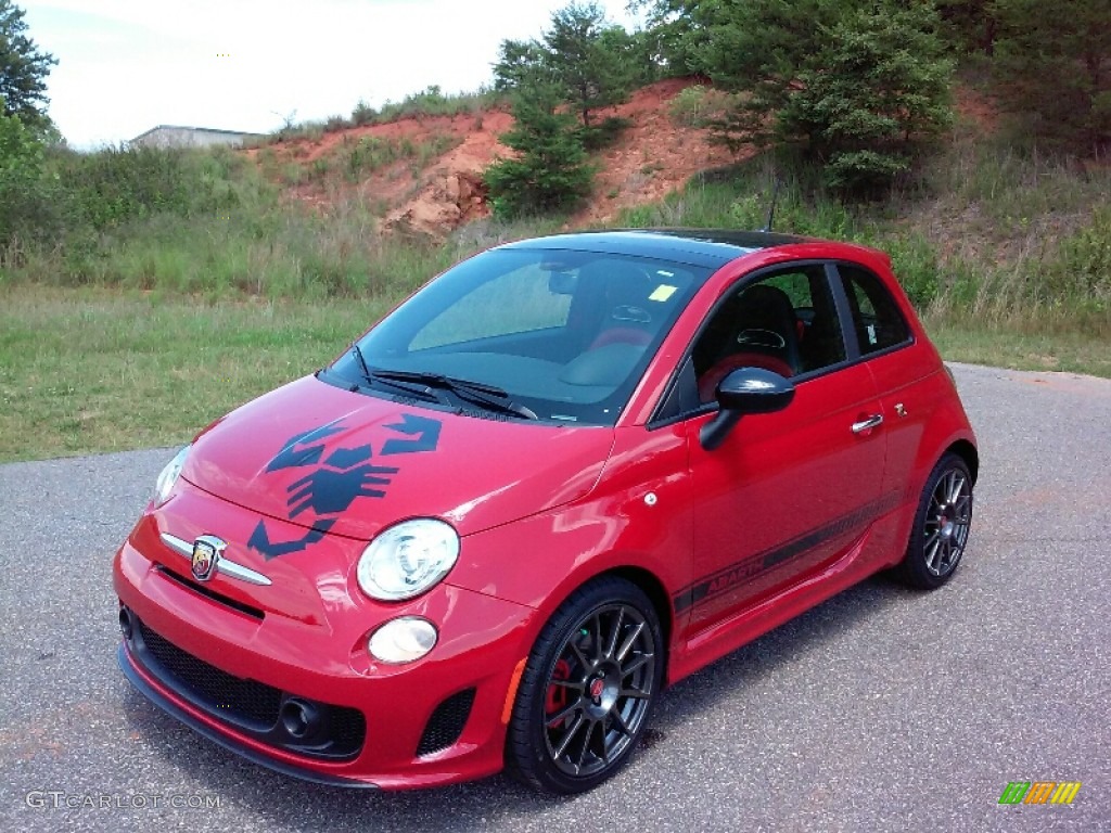 2013 500 Abarth - Rosso (Red) / Abarth Nero/Rosso/Nero (Black/Red/Black) photo #8