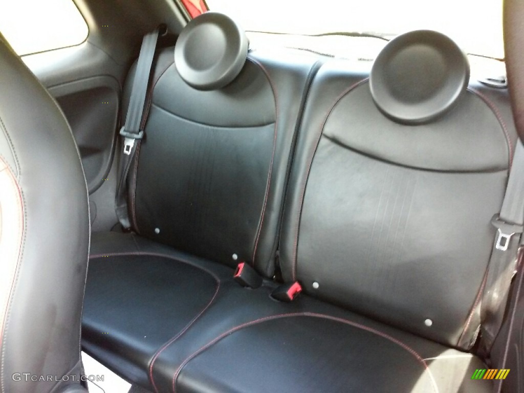 2013 500 Abarth - Rosso (Red) / Abarth Nero/Rosso/Nero (Black/Red/Black) photo #10