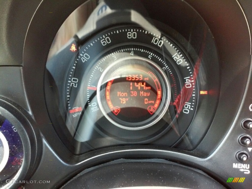 2013 500 Abarth - Rosso (Red) / Abarth Nero/Rosso/Nero (Black/Red/Black) photo #15