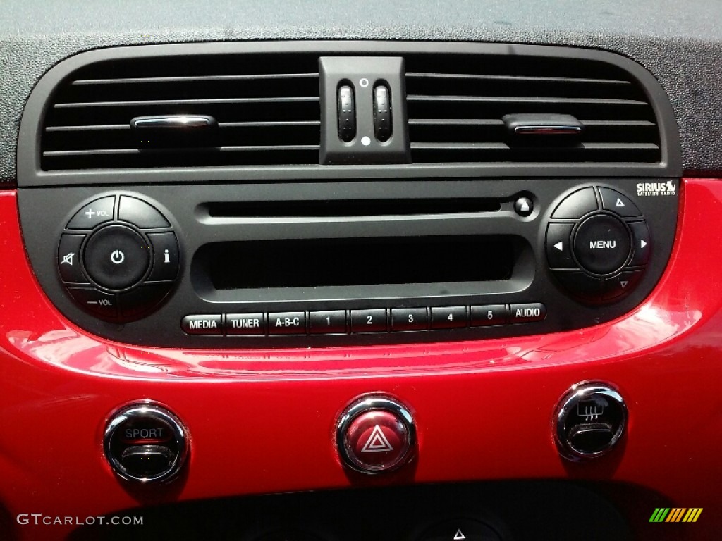 2013 500 Abarth - Rosso (Red) / Abarth Nero/Rosso/Nero (Black/Red/Black) photo #17