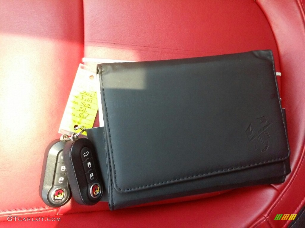 2013 500 Abarth - Rosso (Red) / Abarth Nero/Rosso/Nero (Black/Red/Black) photo #24