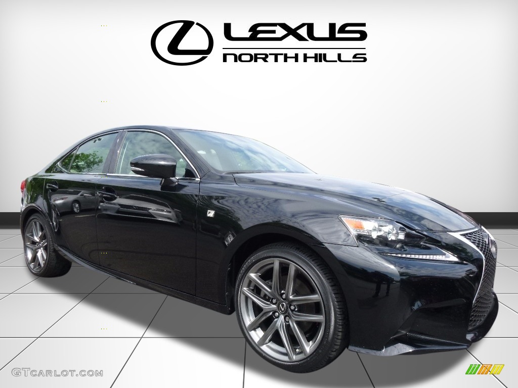 Obsidian Black Lexus IS