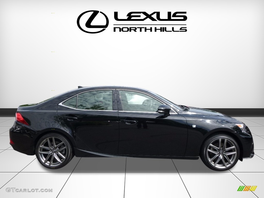 2014 IS 250 AWD - Obsidian Black / Light Gray photo #2