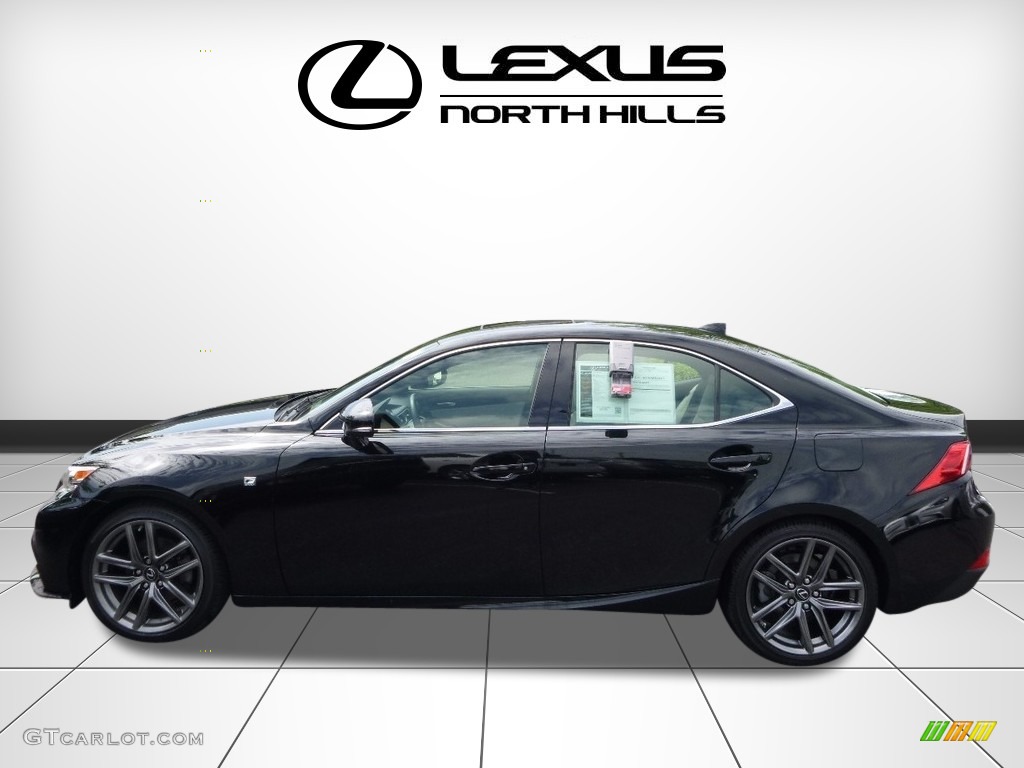 2014 IS 250 AWD - Obsidian Black / Light Gray photo #3