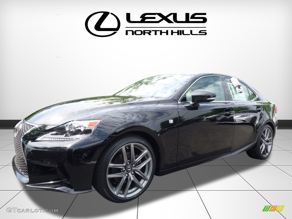 2014 IS 250 AWD - Obsidian Black / Light Gray photo #4