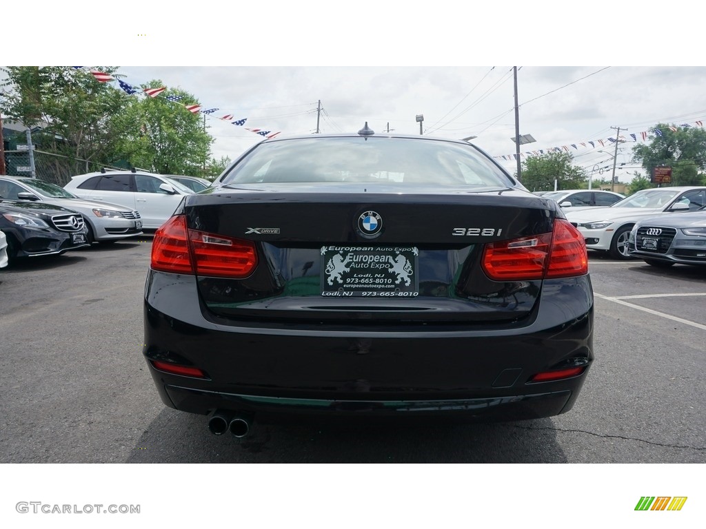 2013 3 Series 328i xDrive Sedan - Jet Black / Black photo #5