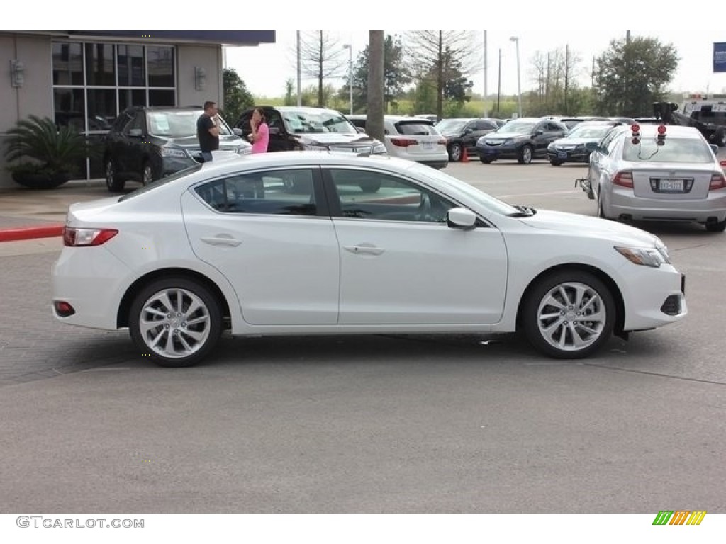 2017 ILX Premium - Bellanova White Pearl / Ebony photo #8