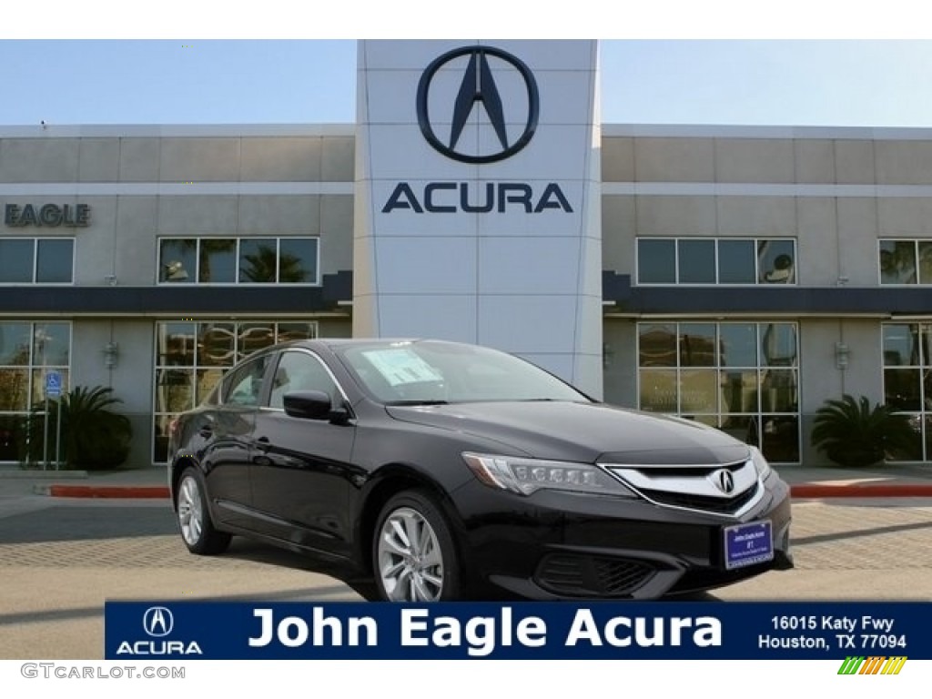 2017 ILX Premium - Crystal Black Pearl / Ebony photo #1