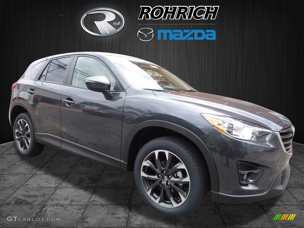 2016 CX-5 Grand Touring - Meteor Gray Mica / Black photo #1