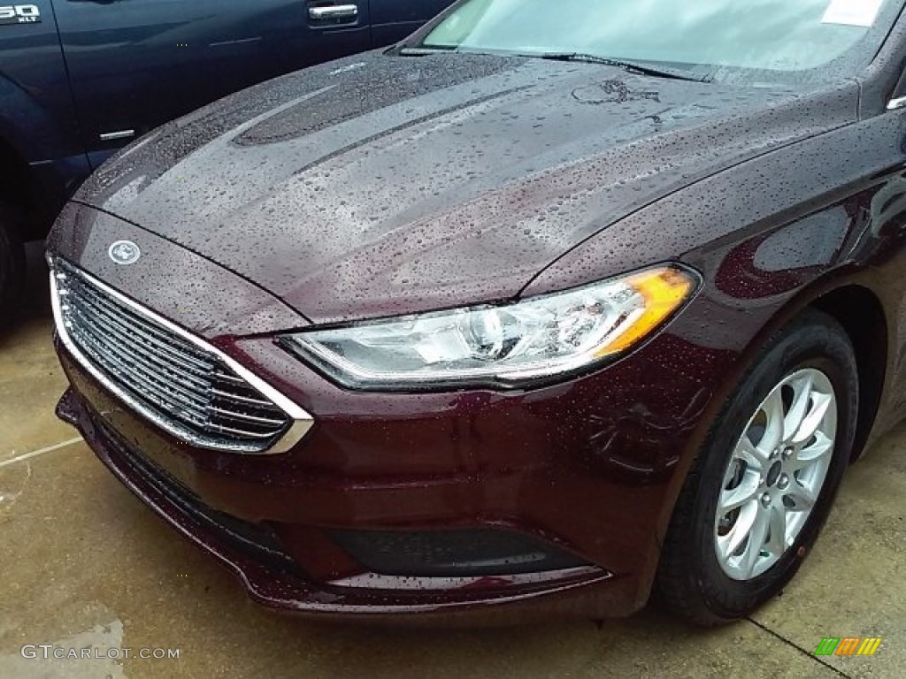 2017 Fusion S - Burgundy Velvet / Medium Light Stone photo #4