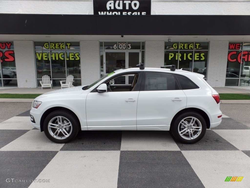 2016 Q5 2.0 TFSI Premium quattro - Ibis White / Pistachio Beige photo #1