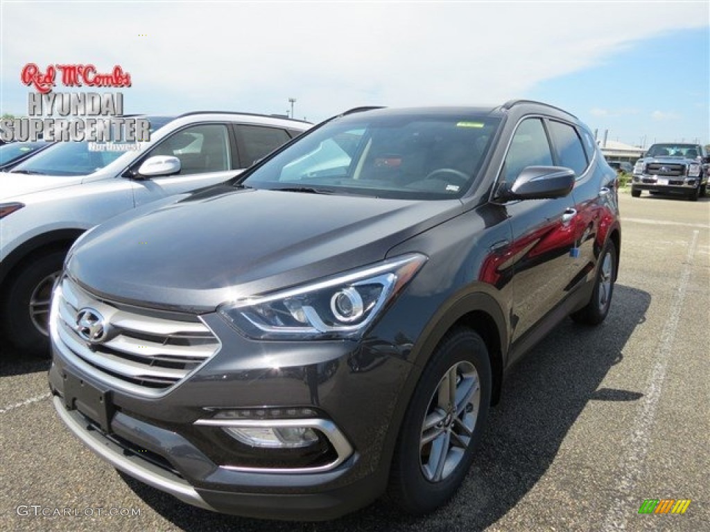 2017 Santa Fe Sport FWD - Platinum Graphite / Beige photo #1