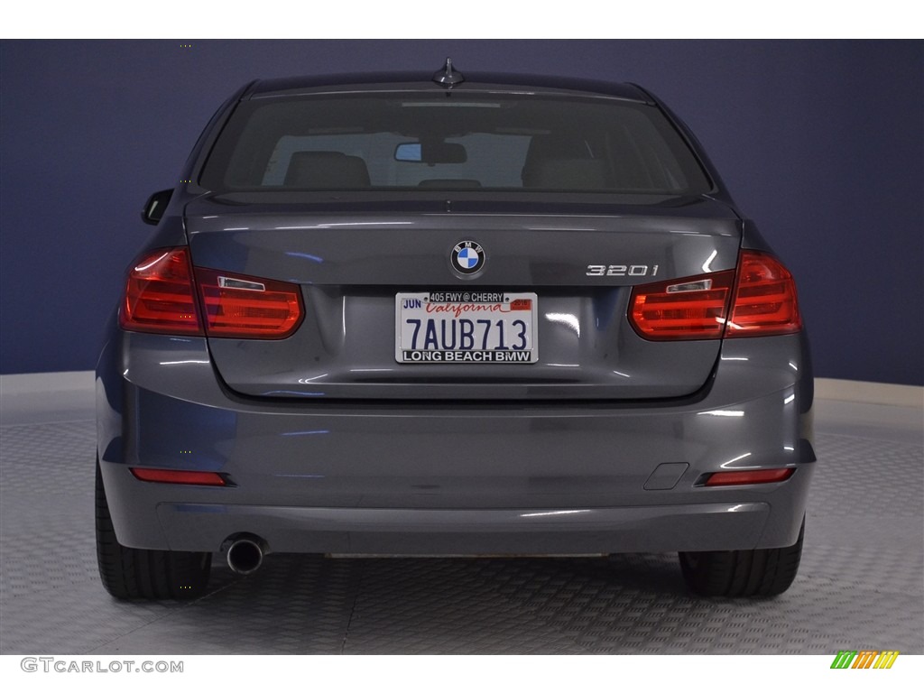 2013 3 Series 320i Sedan - Mineral Grey Metallic / Black photo #6